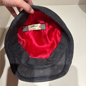 Men’s wildhagen newsboy villager cap hat grey wool